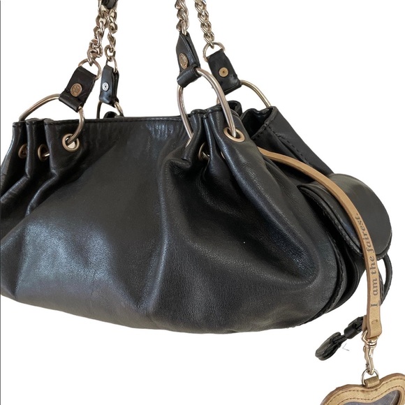 JUICY COUTURE Black with Gold Bag! - Picture 1 of 7